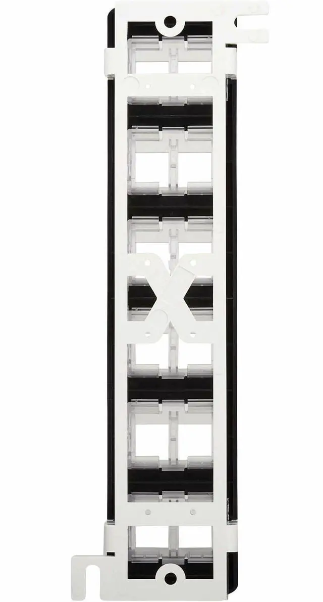 Alt view image 6 of 8 - Tripp Lite by Eaton 12-Port Wall-Mount Patch Panel for UTP Keystone Jacks Rotatable Modules TAA N062012KJWM