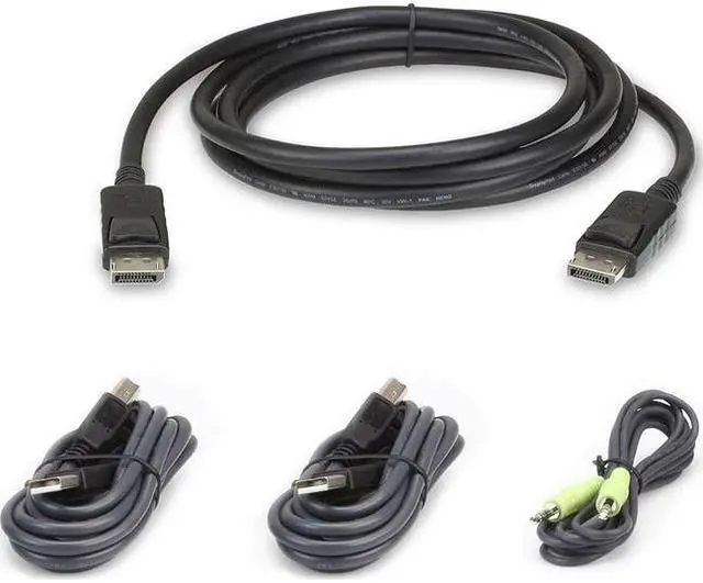 Alt view image 7 of 7 - Aten 2L7D02UDPX4 6ft. USB DisplayPort Secure KVM Cable Kit