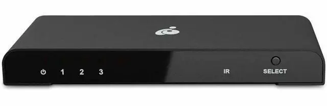 Alt view image 5 of 9 - IOGEAR 3-Port True 4K UltraHD HDMI Switch - 4096 x 2160 - 4K - 3 - Display, Projector - 1 x HDMI Out