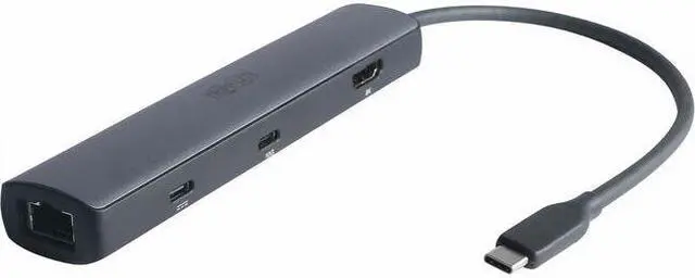 Alt view image 3 of 16 - Tripp Lite USB-C Mini Dock and Multiport Adapter 8K HDMI 3 USB Hub Ports Gigabit Ethernet 100W PD Charging HDR HDCP 2.3 - for TV/Monitor/Notebook/Keyboard/Mouse/Smartphone/Tablet/Desktop PC/Projector/