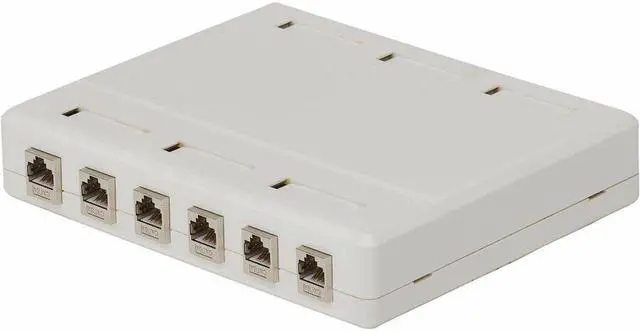 Alt view image 8 of 9 - Tripp Lite by Eaton Single-Gang Up-or Down-Angle Bulk Cable Wall Plate White TAA N042BC1WH