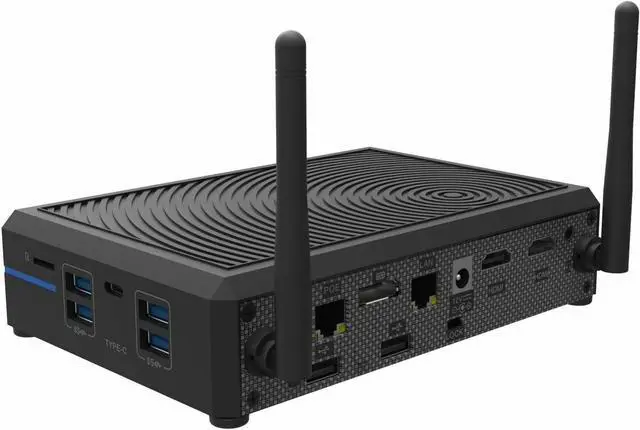 Alt view image 3 of 6 - Azulle Byte4 Pro Jasper Lake Series Mini PC - Intel Celeron N5105 - 4 GB RAM LPDDR4 - 64 GB Flash Memory Capacity - Mini PC - Black - Windows 11 Pro - Intel UHD Graphics- IEEE 802.11ac