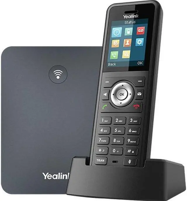 Alt view image 10 of 11 - Yealink W79P DECT IP Cordless Phone System Classic Gray