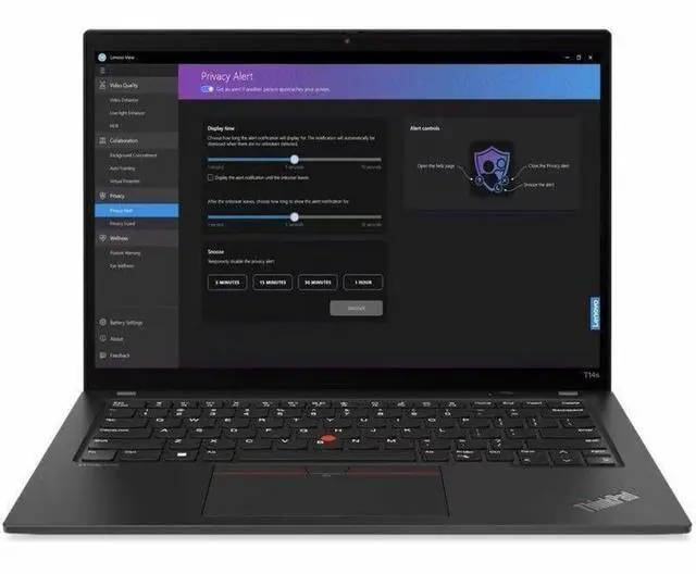 Alt view image 4 of 20 - Lenovo ThinkPad T14s Gen 4 14.0" Touch Screen AMD Ryzen 7 7840U AMD Radeon 780M 16GB Memory 512GB SSD Windows 11 Pro 21F8004AUS
