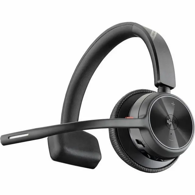 Alt view image 4 of 5 - Poly Voyager 4310 Microsoft Teams Certified USB-C Headset +BT700 dongle - Google Assistant, Siri - Stereo - USB Type A - Wired/Wireless - Bluetooth - 164 ft - 20 Hz - 20 kHz - On-ear - Binaural - Ear-