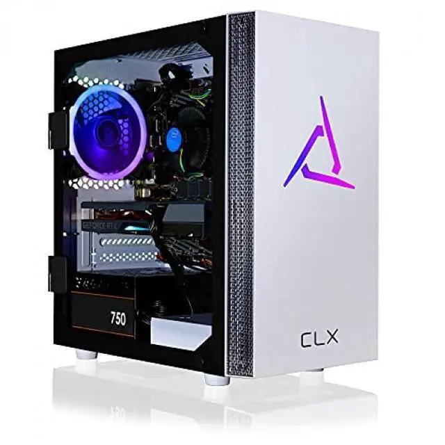 Alt view image 8 of 8 - CLX SET Gaming Desktop - Intel Core i5 10400F 2.9GHz 6-Core Processor, 16GB DDR4 Memory, GeForce RTX 3060 12GB GDDR6 Graphics, 500GB NVMe M.2 SSD, 2TB HDD, WiFi, Win 11 Home 64-bit