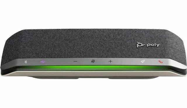 Alt view image 7 of 13 - Poly Sync 40+ Microsoft Teams Certified Speakerphone - USB - Microphone - Battery - Silver