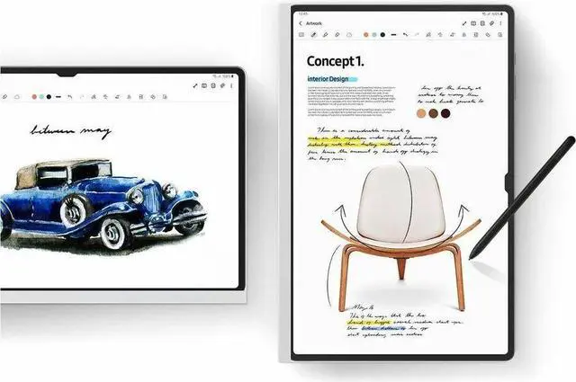 Alt view image 6 of 7 - Samsung Galaxy Tab S9 NotePaper Screen Panel White - For LCD Tablet