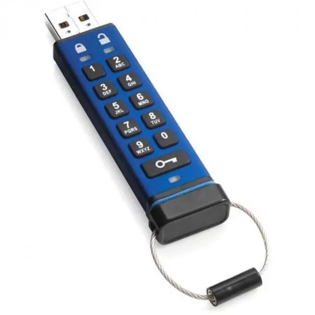 Alt view image 2 of 8 - iStorage datAshur Personal2 32GB USB 3.2 Gen 1 Type A Flash Drive ISFLDAP3B32