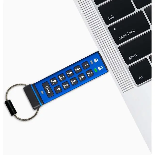 Alt view image 4 of 8 - iStorage datAshur Personal2 32GB USB 3.2 Gen 1 Type A Flash Drive ISFLDAP3B32