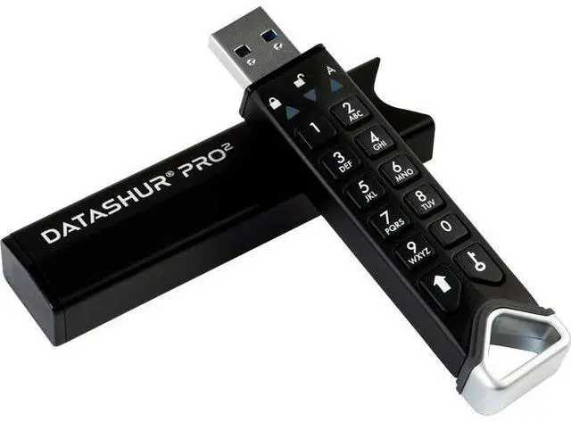 Alt view image 15 of 20 - iStorage datAshur PRO² 512GB Secure flash drive - FIPS 140-2 Level 3 Certified - Password protected, dust and water resistant, portable, military grade hardware encryption. USB 3.2 IS-FL-DP2-256-512