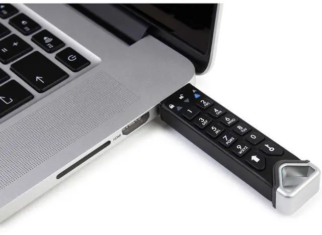 Alt view image 19 of 20 - iStorage datAshur PRO² 512GB Secure flash drive - FIPS 140-2 Level 3 Certified - Password protected, dust and water resistant, portable, military grade hardware encryption. USB 3.2 IS-FL-DP2-256-512