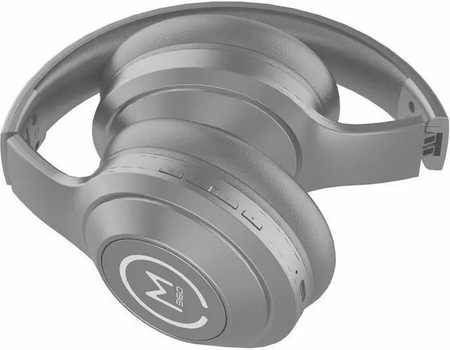 Alt view image 4 of 6 - Morpheus 360 Comfort Plus Wireless Over-Ear Headphones - Bluetooth Headset with Microphone - 10H Playtime - HP6500G (Grey)