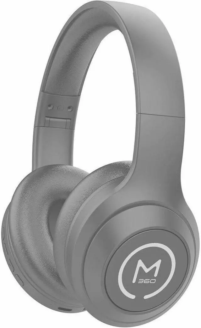 Alt view image 3 of 6 - Morpheus 360 Comfort Plus Wireless Over-Ear Headphones - Bluetooth Headset with Microphone - 10H Playtime - HP6500G (Grey)
