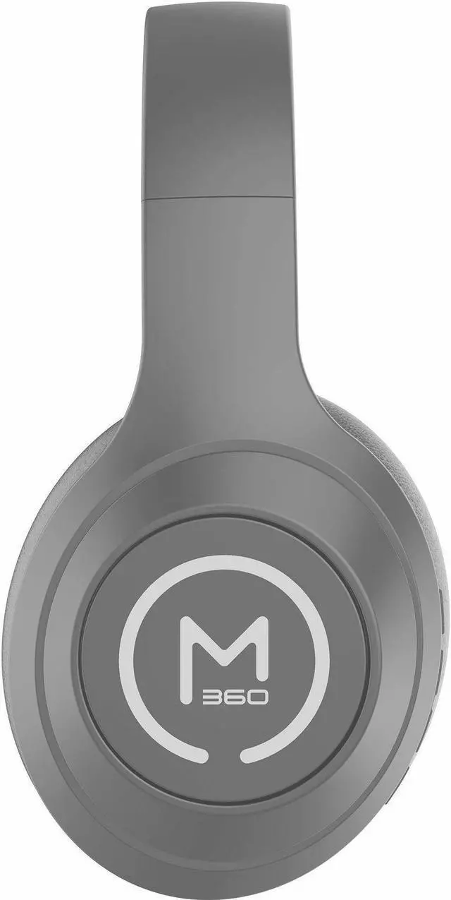 Alt view image 2 of 6 - Morpheus 360 Comfort Plus Wireless Over-Ear Headphones - Bluetooth Headset with Microphone - 10H Playtime - HP6500G (Grey)