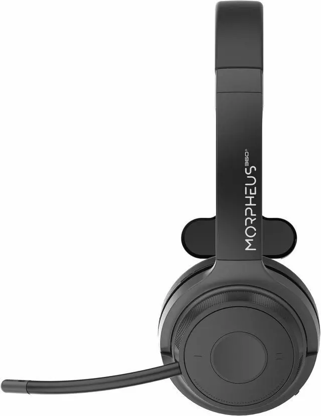 Alt view image 6 of 8 - Morpheus 360 Advantage Wireless Mono Headset with Detachable Boom Microphone - Bluetooth Headphones - UC Compatible - 20 Hour Playtime - USB A Connector - USB Type-C Adapter - HS6200MBT