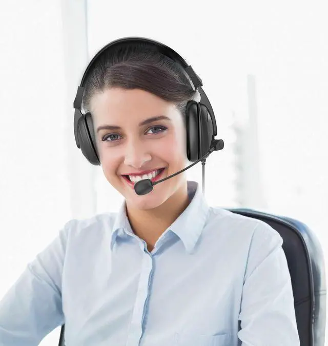 Alt view image 7 of 9 - Morpheus 360 Basic Multimedia Stereo Headset - Adjustable Microphone - Lightweight Comfortable Design - Soft Eco Leather Ear Cushions - Over Ear - Black - HS3000S