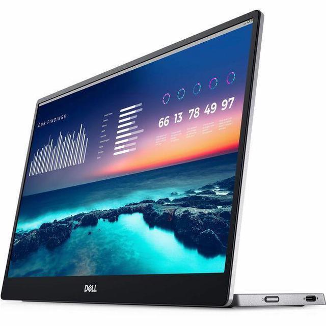 Alt view image 8 of 20 - Dell 14-Inch FHD LED Portable Monitor with Dual-Screen Productivity, in-Plane Switching, USB-C Connectivity, Low Blue Light, and Display Manager Software