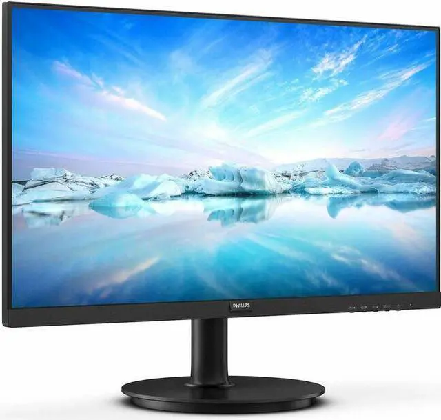 Alt view image 2 of 9 - Philips V-line 241V8LBS 24" Class Full HD LED Monitor - 16:9 - Textured Black - 23.8" Viewable - Vertical Alignment (VA) - WLED Backlight - 1920 x 1080 - 16.7 Million Colors - Adaptive Sync