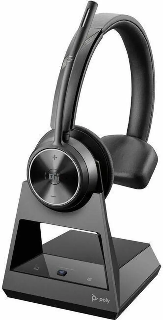 Alt view image 2 of 2 - Poly Voyager 4310-M Microsoft Teams Certified Headset with charge stand - Google Assistant, Siri - Mono - USB Type A - Wired/Wireless - Bluetooth - 164 ft - 20 Hz - 20 kHz - Over-the-head, On-ear - Mo