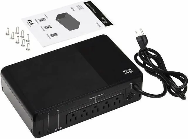 Alt view image 6 of 15 - Tripp Lite by Eaton series 850VA 450W 120V Standby UPS - 5 NEMA 5-15R Outlets (Surge + Battery Backup), 5-15P Plug, Desktop uninterruptible power supply - Desktop/Surface/Wall Mountable UPS - 8 Hour R