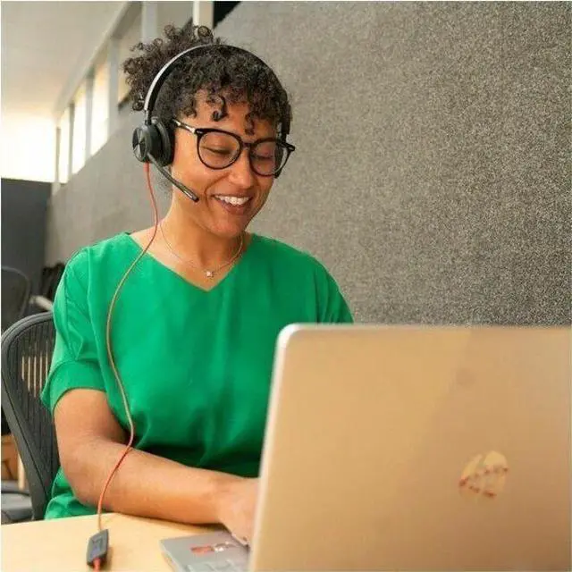 Alt view image 5 of 8 - Poly Blackwire 8225 Headset - Stereo - USB Type C - Wired - 32 Ohm - 20 Hz - 20 kHz - Over-the-head - Binaural - Supra-aural - 7.19 ft Cable - Noise Cancelling MicrophoneTAA Compliant