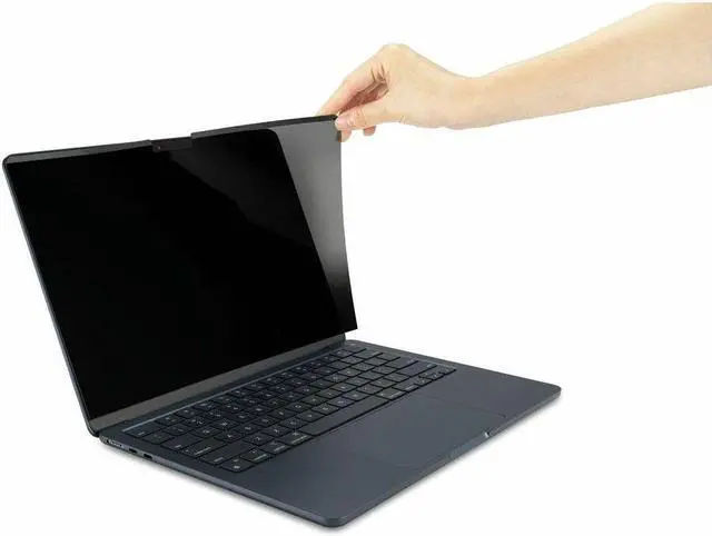 Alt view image 3 of 11 - Kensington MagPro Elite Magnetic Privacy Screen Filter for Apple MacBook Air 15" (M2, 2023) - For 15"LCD, 15.3" MacBook Air, Notebook - 1.5:1 - Stain Resistant, Odor Resistant, Fingerpr