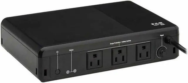 Alt view image 6 of 7 - Tripp Lite 350VA 210W 120V Standby UPS 3 Outlets Surge + Battery Backup BC350R