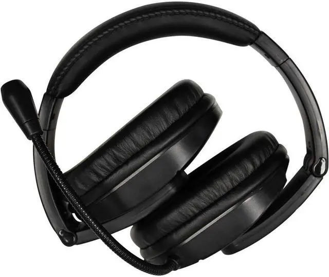 Alt view image 9 of 10 - HamiltonBuhl MACH-2 Multimedia Stereo Headset - Over-Ear with Steel Reinforced Gooseneck Mic