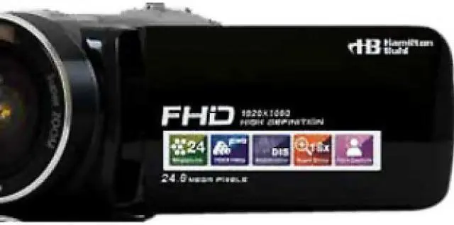 Alt view image 18 of 20 - HamiltonBuhl ActionPro 30MP, 18x Digital Zoom, 2.7K High-Definition Digital Camcorder HDV17BK