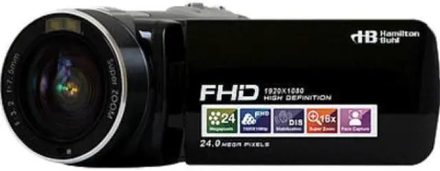 Alt view image 19 of 20 - HamiltonBuhl ActionPro 30MP, 18x Digital Zoom, 2.7K High-Definition Digital Camcorder HDV17BK