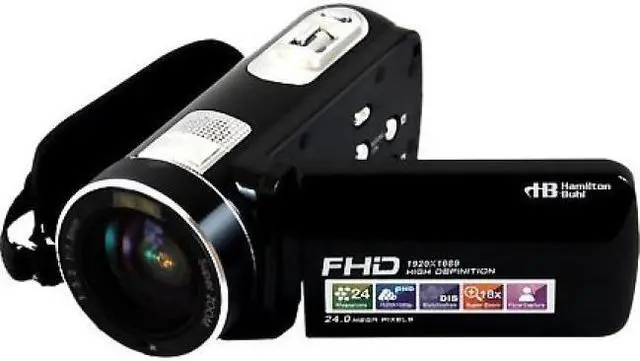 Alt view image 17 of 20 - HamiltonBuhl ActionPro 30MP, 18x Digital Zoom, 2.7K High-Definition Digital Camcorder HDV17BK