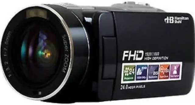 Alt view image 15 of 20 - HamiltonBuhl ActionPro 30MP, 18x Digital Zoom, 2.7K High-Definition Digital Camcorder HDV17BK