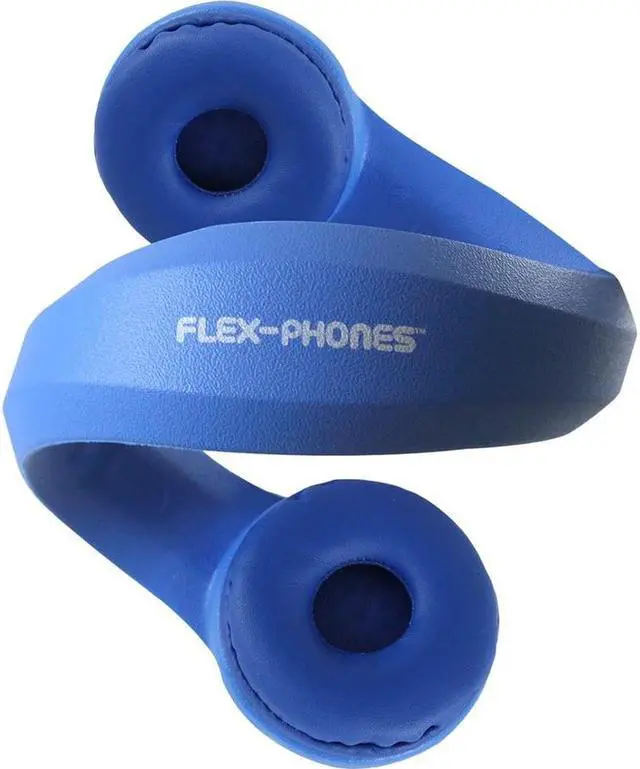 Alt view image 10 of 12 - Hamilton Buhl HamiltonBuhl Kid's Flex-Phones TRRS Headset with Gooseneck Microphone Blue (HECKFX2UBLU)