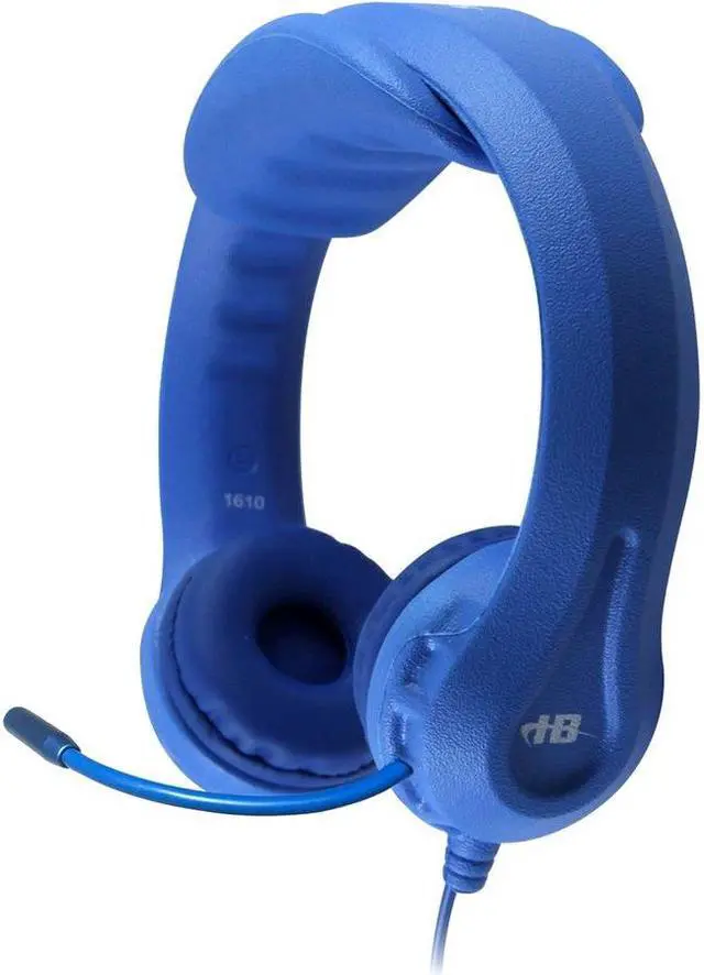 Alt view image 11 of 12 - Hamilton Buhl HamiltonBuhl Kid's Flex-Phones TRRS Headset with Gooseneck Microphone Blue (HECKFX2UBLU)