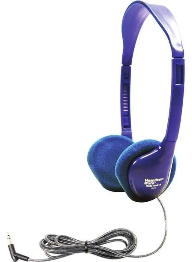 Alt view image 3 of 6 - HamiltonBuhl Kids KIDS-HA2 Personal-Size On-Ear Stereo Headphone – Blue