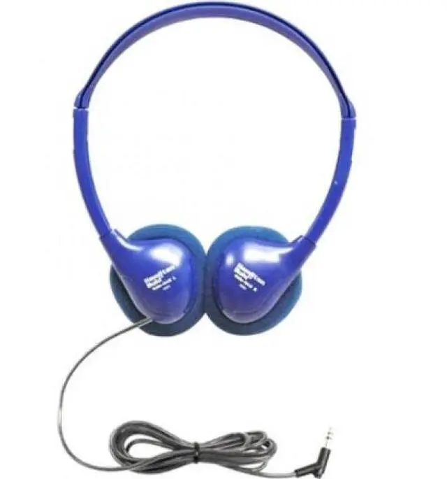 Alt view image 4 of 6 - HamiltonBuhl Kids KIDS-HA2 Personal-Size On-Ear Stereo Headphone – Blue