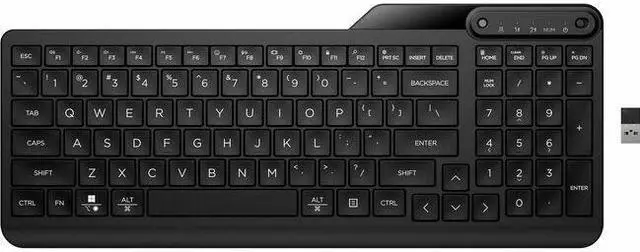 Alt view image 11 of 17 - HP 475 Dual-Mode Wireless Keyboard