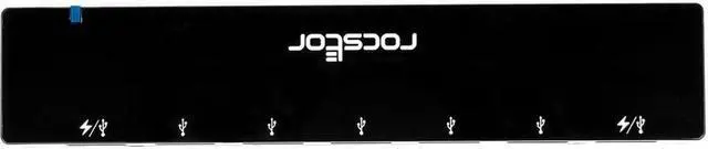 Alt view image 5 of 8 - Rocstor 7-port USB Hub - USB 3.0 - External - 7 USB Port(s) - 7 USB 3.0 Port(s) 2 CHARGING PORTS - 2 X 1.5A