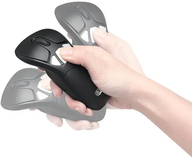 Alt view image 6 of 10 - Adesso Ads Adesso Air Mouse Go Plus with Full Size Keyboard - USB Scissors Wireless 2.40 GHz Keyboard