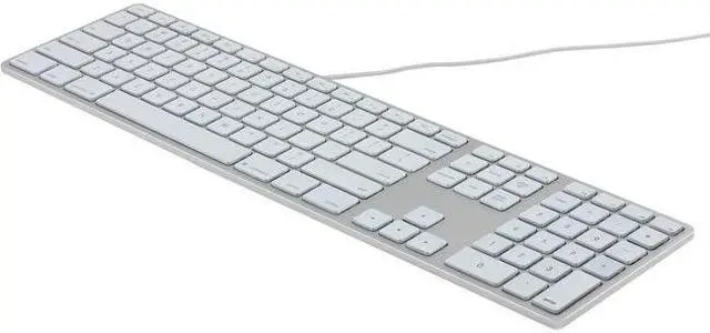 Alt view image 4 of 9 - Matias RGB Backlit Wired Aluminum Keyboard for Mac Silver FK318LS