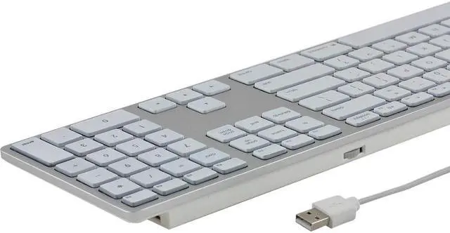 Alt view image 5 of 9 - Matias RGB Backlit Wired Aluminum Keyboard for Mac Silver FK318LS