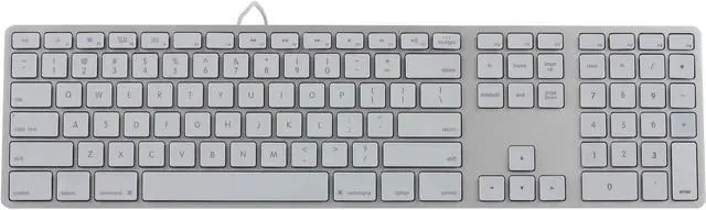 Alt view image 8 of 9 - Matias RGB Backlit Wired Aluminum Keyboard for Mac Silver FK318LS