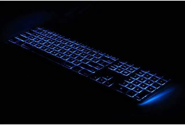 Alt view image 9 of 9 - Matias RGB Backlit Wired Aluminum Keyboard for Mac Silver FK318LS