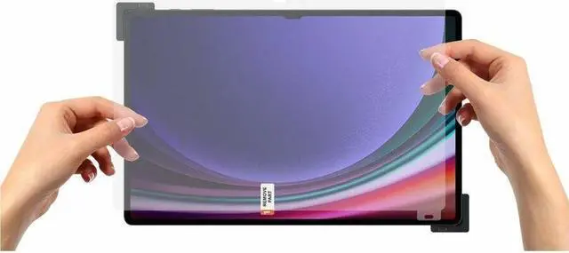 Alt view image 7 of 7 - Samsung Galaxy Tab S9 / S9 FE Anti-Reflective Screen Protector Transparent EFUX710CTEGUJ