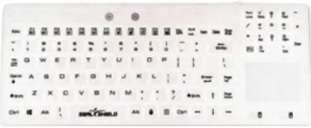 Alt view image 7 of 8 - SEAL TOUCH GLOW SILICONE WIRED BACKLIT KEYBOARD W/ TOUCH PAD - DISHWASHER SAFE -