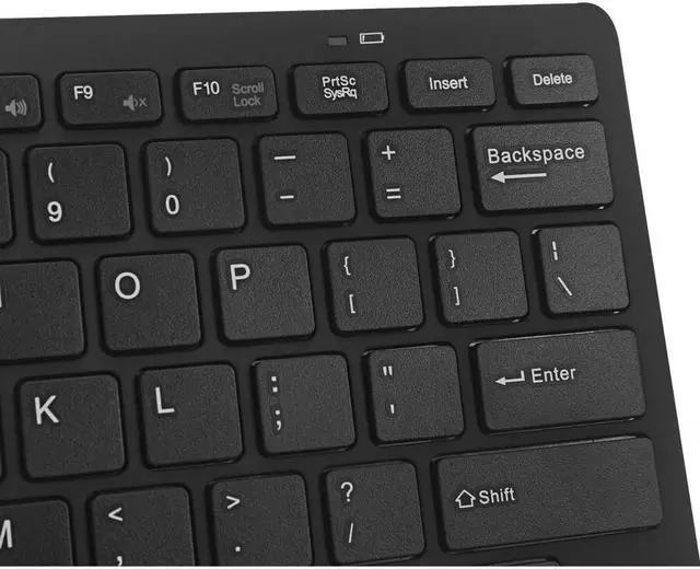 Alt view image 11 of 12 - ADESSO Air Mouse Mobile With Compact Keyboard WKB-5100CB 2.4 GHz Wireless Technology Keyboard