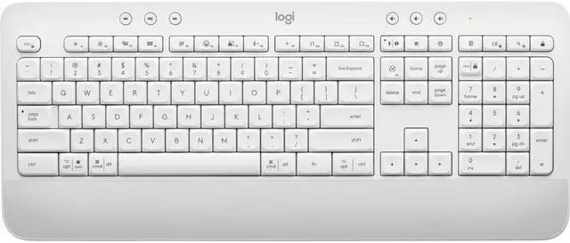 Alt view image 18 of 20 - Logitech Signature MK650 Combo for Business Wireless Mouse and Keyboard Off-White (920-011018)