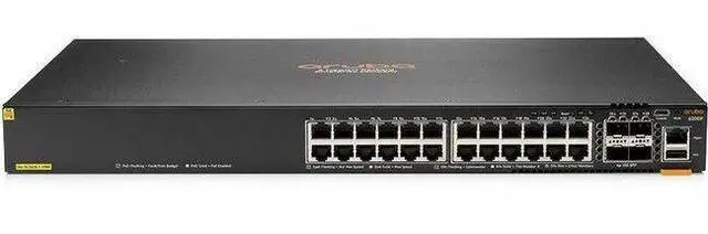 Main image of Aruba CX 6200F 24G Class 4 PoE 4SFP+ 370W Switch - 24 Ports - Manageable - Gigabit Ethernet, 10 Gigabit Ethernet - 10/100/1000Base-T, 10GBase-X - 3 Layer Supported - Modular - 4 SFP Slots - 65 W Power