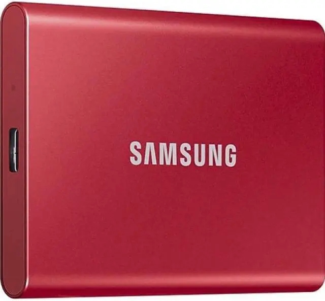 Alt view image 5 of 12 - Samsung - T7 2TB External USB 3.2 Gen 2 Portable SSD with Hardware Encryption...